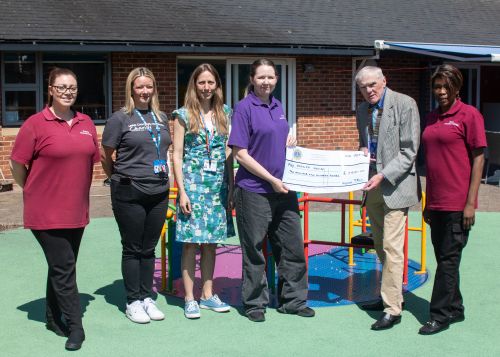 Cheque Presentaytion to Hannah House in Rothwell