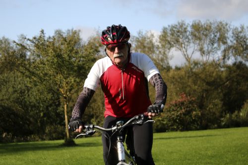 Colin on his bike